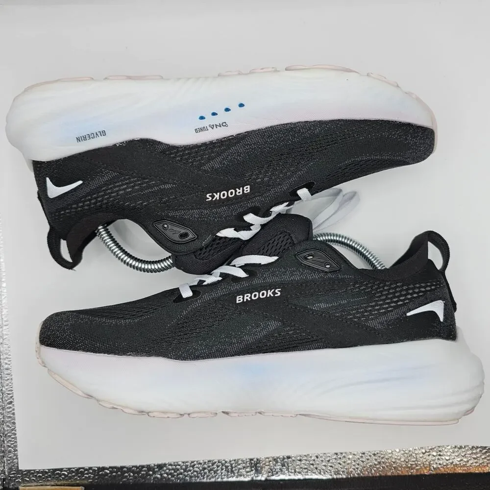 Brooks Glycerin 22 Black Orchid White Womens 9.5 Medium B UK 47.5 Running Shoes